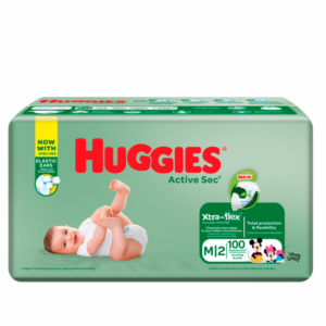 Huggies Active Sec bigpack Diapers T M/2. 96 units